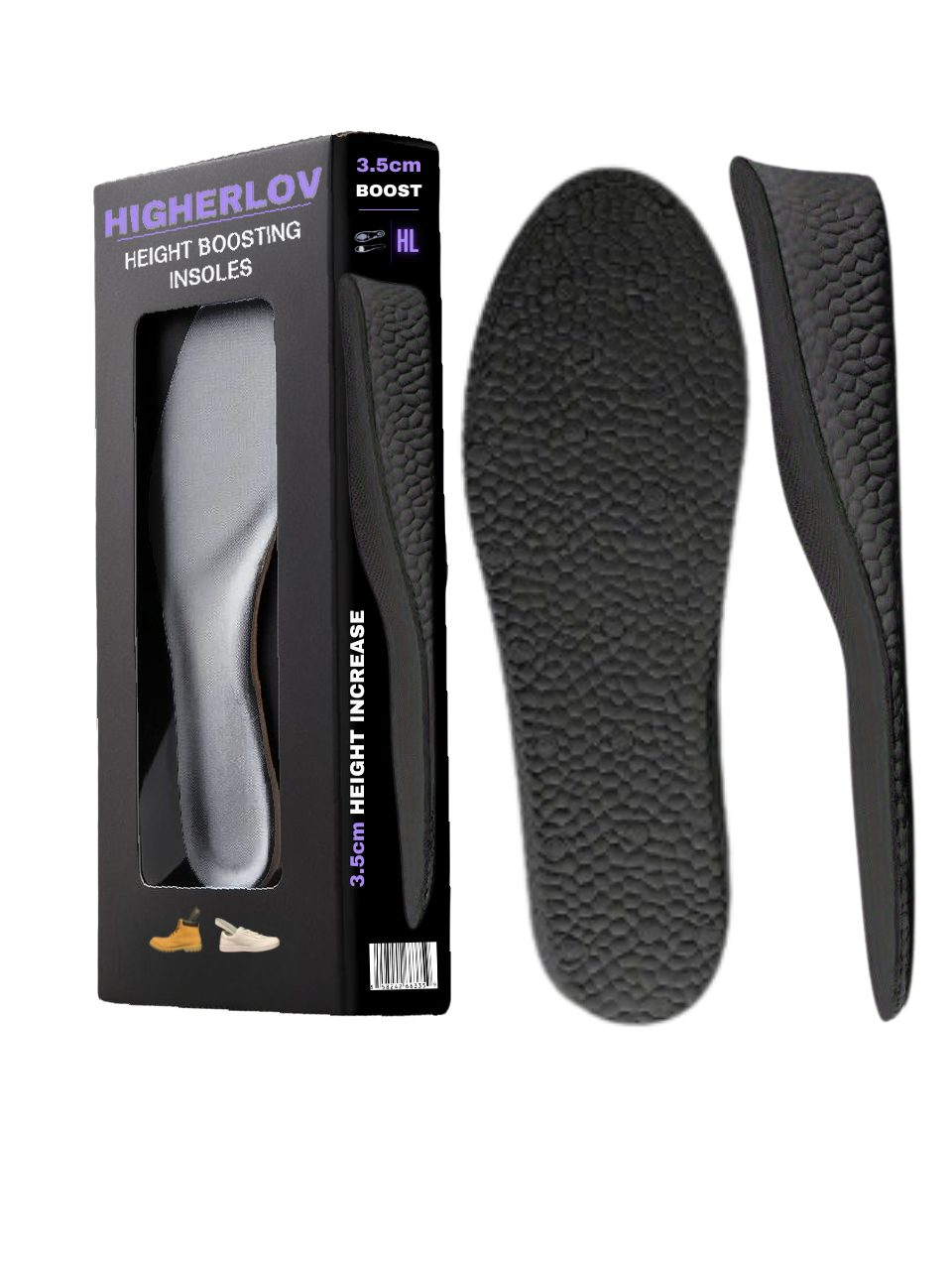 HigherLov Height Boost 3.5cm Black Box Picture