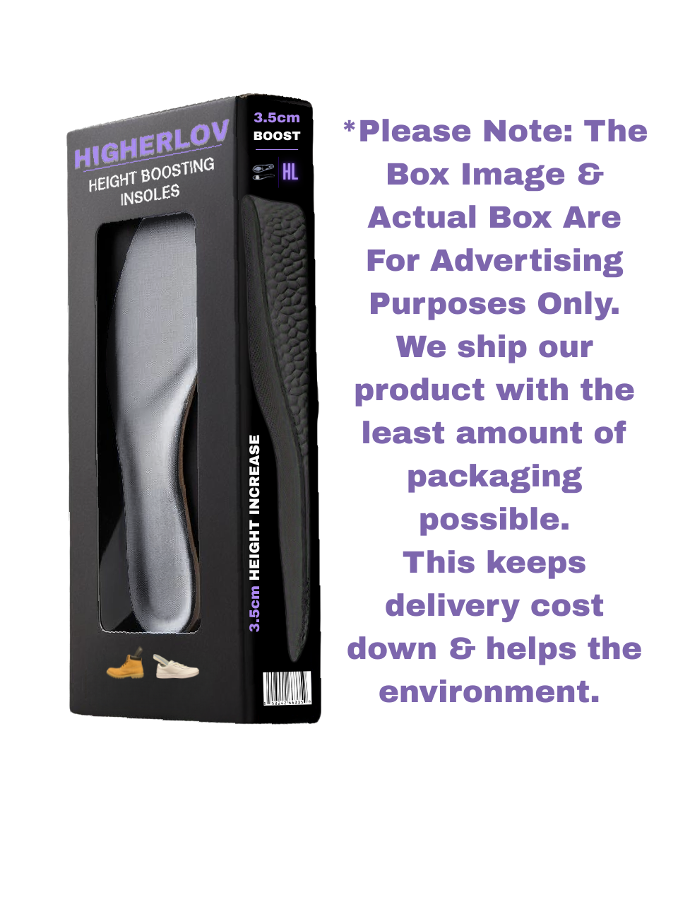 Height Increasing Insoles - Fast Delivery