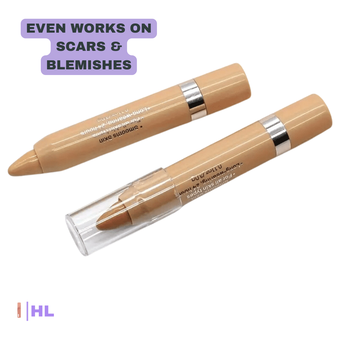 Spot Concealer StickNatural Coverage: Lightweight, blendable formula that seamlessly matches your skin tone for an invisible finish.
Quick & Easy Application: Swipe and blend in second no fuss, no mess.
Skin-Friendly Ingredients: Enriched with hydrating agents and soothing properties to care for your skin.
Long-Lasting Wear: Stay confident all day with coverage that lasts through meetings, workouts, and daily activities.
Portable Design: Compact and sleek, it fits effortlessly into your pocket