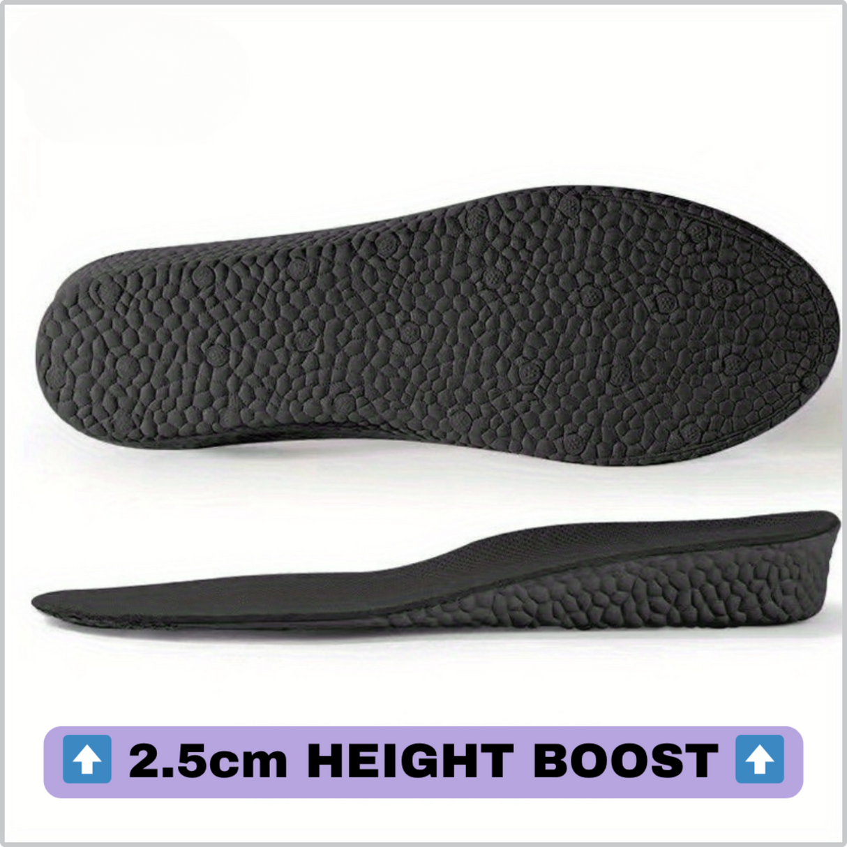 Height Increasing Insoles - Look Taller In Seconds - Fast Delivery