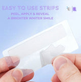 Easy To Use Teeth Whitening - Peel, Apply & Reveal A Brighter Whiter Smile