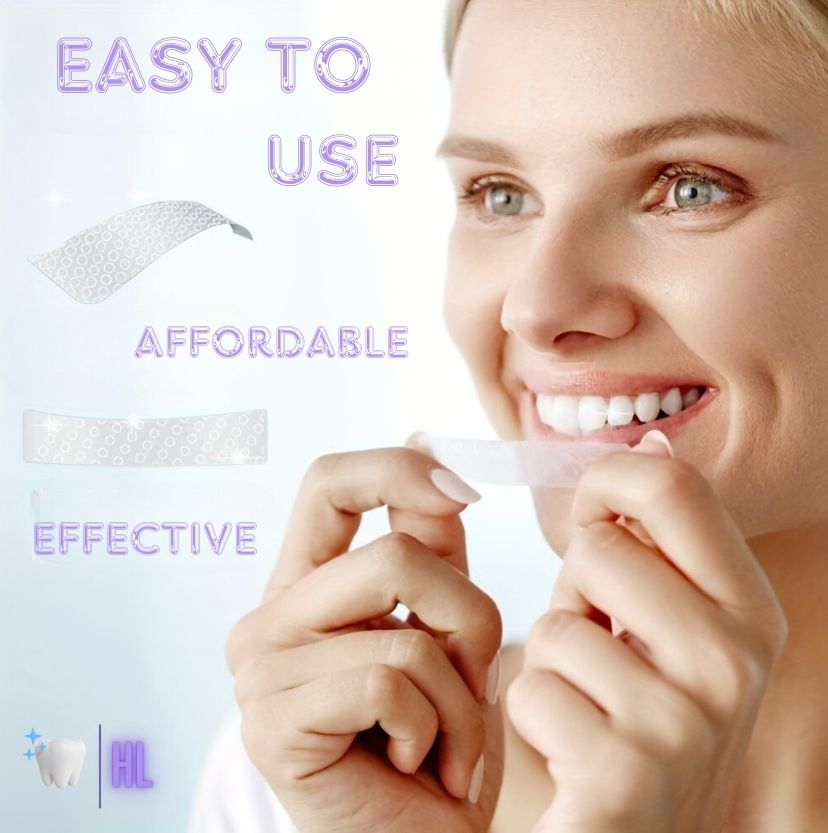 Teeth Whitening Strips - Easy To Use - Affordable & Effective