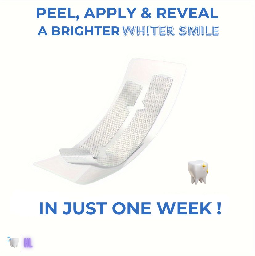 Peel, Apply & Reveal Whiter Teeth