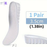 Height Increasing Insoles White 3.5cm Boost - Look Taller In Seconds - Footwear Inserts - HigherLov