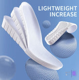 Height Increasing Insoles White - Light weight - Look Taller In Seconds - Footwear Inserts - HigherLov