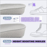 Height Boosting Insoles trainers & Boots 2.5cm & 3.5cm for Trainer & Shoes